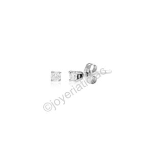 Pendientes oro 1ª Ley con diamantes 0,32ct -